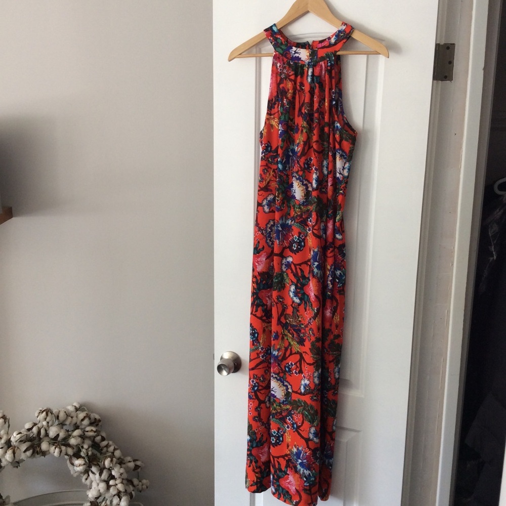 Beautiful Catherine Malandrino floral midi dress